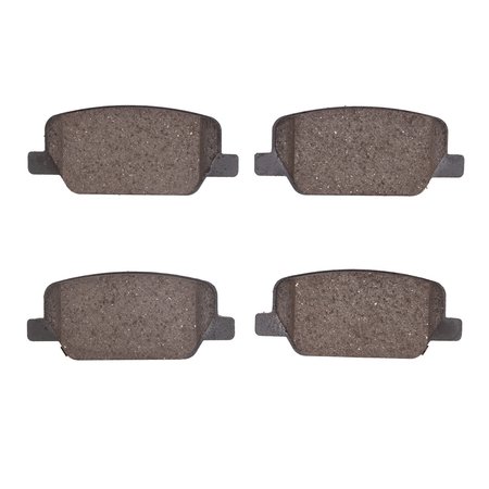 DYNAMIC FRICTION CO 5000 Advanced Brake Pads - Ceramic, Long Pad Wear, Rear 1551-2199-00